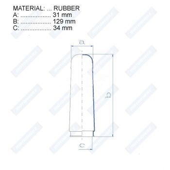 Пыльник рулевой рейки RDZ0148MG