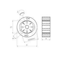 Рабочая пара насоса ГУР HPP0014RS