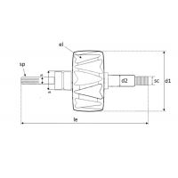 Ротор генератора AVH1003