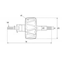 Ротор генератора AVM5389 Ротор генератора AVM5389