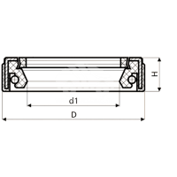 Сальник рулевой рейки HAZ1460