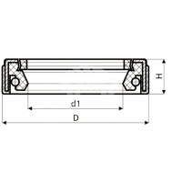 Сальник рулевой рейки HAZ1496