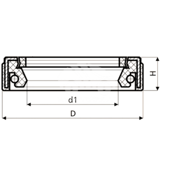 Сальник рулевой рейки HAZ1586