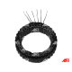 AS4003
Статор генератора LU-MM 12V-70A. CG133694 89.30x126.90x25.30 до CA719