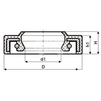 Сальник рулевой рейки HAZ1701