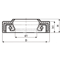 Сальник рулевой рейки HAZ1728