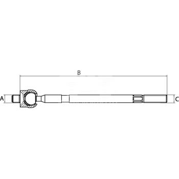 Тяга рулевая HQZ0058