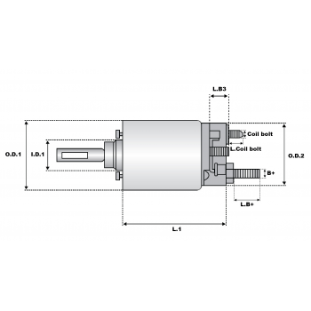 Втягуюче реле BO-12V. 2339402300 до S0286.0001260001
SS0105