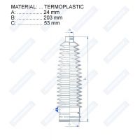 Пыльник рулевой рейки RDZ0611MG