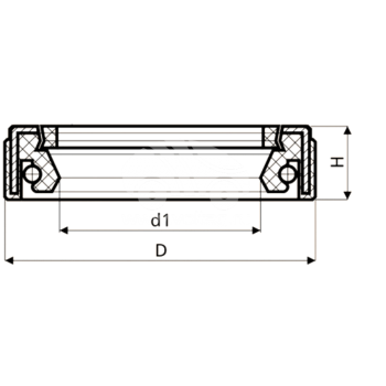 Сальник рулевой рейки HAZ0804