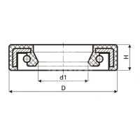 Сальник рулевой рейки HAZ1071
