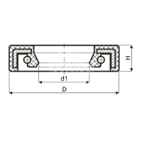 Сальник рулевой рейки HAZ1114