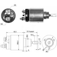 Втягивающее реле стартера SSB2777