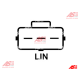 Регулятор генератора MI. LINA45L. 69563Y04. A3TX1382
ARE5145S