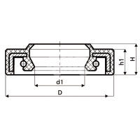 Сальник рулевой рейки HAZ1333