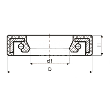 Сальник рулевой рейки HAZ1607