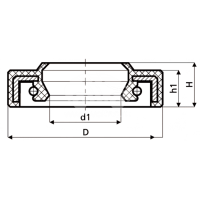 Сальник рулевой рейки HAZ1720