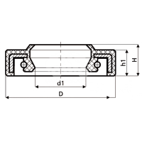 Сальник рулевой рейки HAZ1373