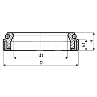 Сальник рулевой рейки HAZ1568