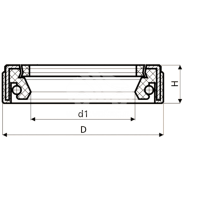 Сальник рулевой рейки HAZ1655