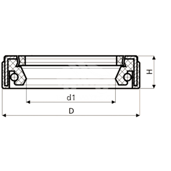 Сальник рулевой рейки HAZ1661