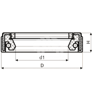 Сальник рулевой рейки HAZ1667