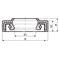 Сальник рулевой рейки HAZ1726