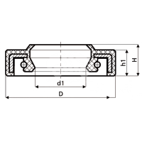 Сальник рулевой рейки HAZ0289
