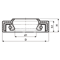 Сальник рулевой рейки HAZ1263