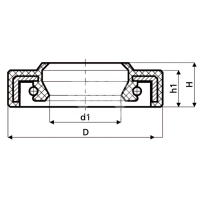 Сальник рулевой рейки HAZ1352