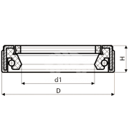 Сальник рулевой рейки HAZ1646
