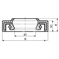 Сальник рулевой рейки HAZ1859ATG