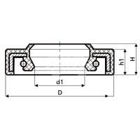 Сальник рулевой рейки HAZ0212