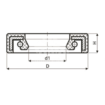 Сальник рулевой рейки HAZ1608