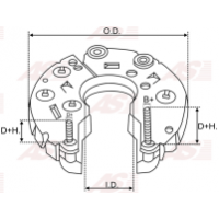 ARC9009
Дiодний мiст FO. CG137048. FR192
