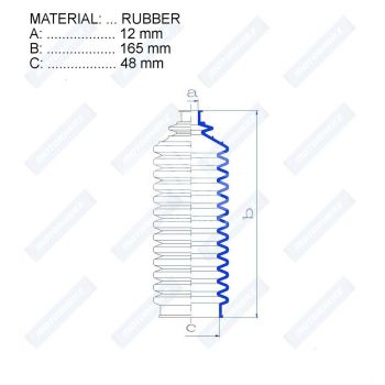 Пыльник рулевой рейки RDZ0127MG