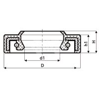 Сальник рулевой рейки HAZ1390