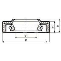 Сальник рулевой рейки HAZ1724
