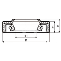 Сальник рулевой рейки HAZ1727