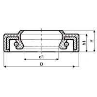 Сальник рулевой рейки HAZ1733