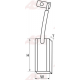 AB1001
Щiтки генератора DR-12V. CG140912 4.5x80x22