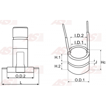 ASL9043
Токоз'ємнi кільця генератора VA 6.7x14.2x47.5    Sens.Nexia