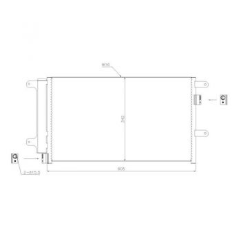5003156 Радиатор кондиционера IVECO