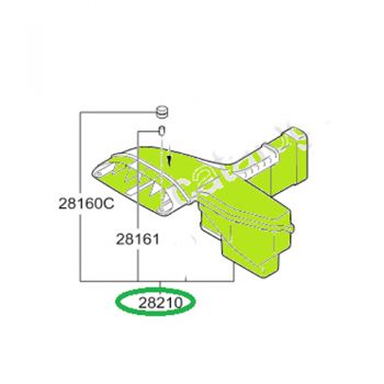 DUCT-AIR 28210-2T910 DUCT-AIR 28210-2T910