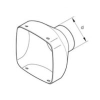 Eberspächer Hood for Airtronic D 3 L  heaters. Ø 90 mm 251822890100