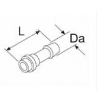 Webasto Sealing cone for fuel hose. Ø 8 mm. Length 32 mm. 10 Pieces 1320233A