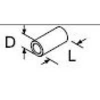 Webasto Support bracket for strengthening of plastic pipes. 7 x 36. Length 15 mm. Brass 1320164A