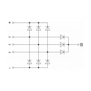 Діодний міст генератора БВ21-150-14В