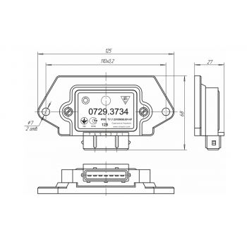 КОМУТАТОР ЕЛЕКТРОННИЙ 0729.3734