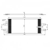 5003001 Радиатор кондиционера SCANIA 5003001 Радиатор кондиционера SCANIA